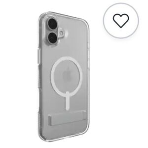 Zagg crystal palace snap case with kickstand for iPhone 16